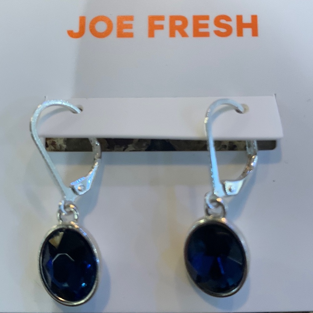 3/$15 Sapphire Drop Earrings